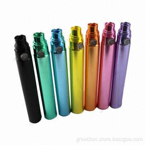 eGo Rainbow Electronic Cigarette Batteries with 600/900/1,100mAh Capacity